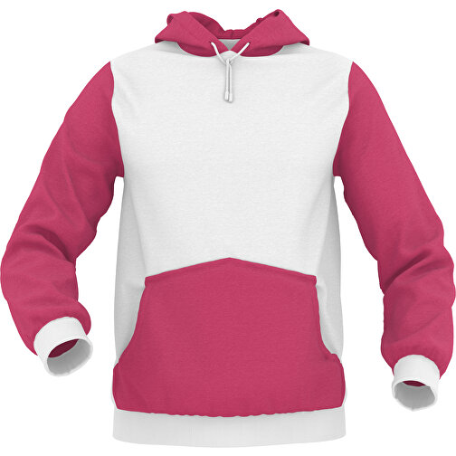 Hoodie Urban - Inkl. Individueller Gestaltung , rosa, 70% Baumwolle, 30 % Polyester, L, , Bild 1