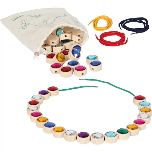Gioco di infilatura e abbinamento Pietre glitterate, Immagine 2
