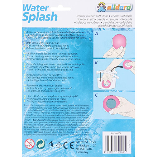 Bombas de agua recargables Water Splash (3 uds.), Imagen 4