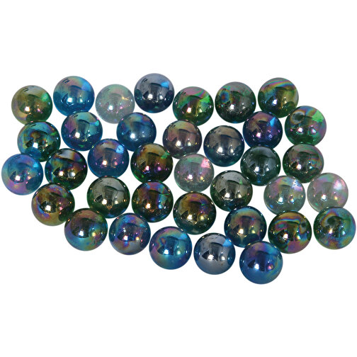 Canicas de vidrio Aurora 22 mm (aprox. 75 piezas), Imagen 1
