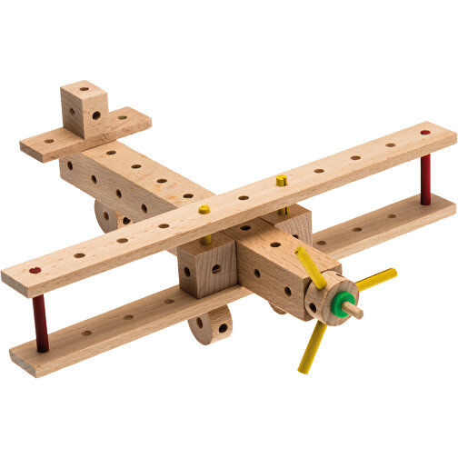 Planes Explorer (65 pièces) de Matador, jeu de construction en bois, Image 2