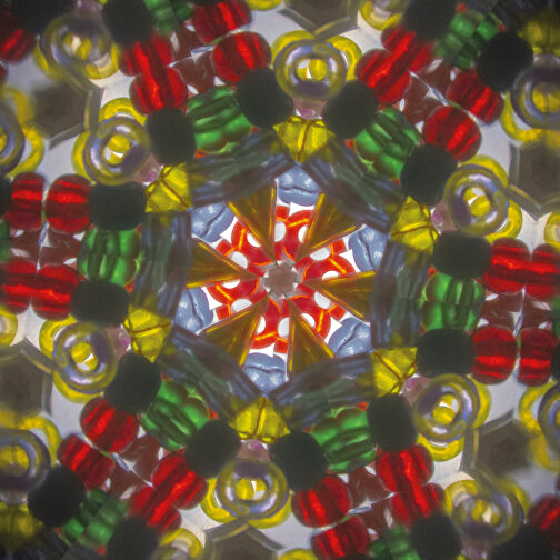 Kaleidoskop D5cm Pop , , 5,00cm x 6,50cm x 5,00cm (Länge x Höhe x Breite), Bild 3