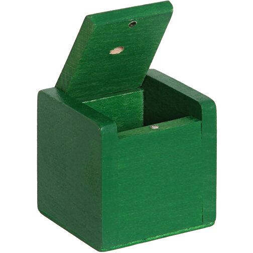 Warum Immer Ich? Grün Magnetbox , grün, 6,00cm x 6,00cm x 6,00cm (Länge x Höhe x Breite), Bild 2