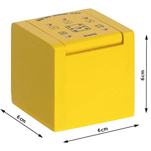 Warum Immer Ich? Gelb Magnetbox , gelb, 6,00cm x 6,00cm x 6,00cm (Länge x Höhe x Breite), Bild 4