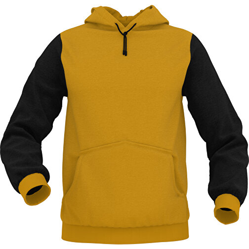 Hoodie Urban - Inkl. Individueller Gestaltung , goldgelb, 70% Baumwolle, 30 % Polyester, M, , Bild 1