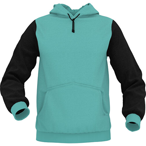 Hoodie Urban - Inkl. Individueller Gestaltung , hellgrün, 70% Baumwolle, 30 % Polyester, M, , Bild 1