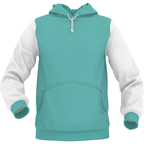 Hoodie Urban - Inkl. Individueller Gestaltung , hellgrün, 70% Baumwolle, 30 % Polyester, M, , Bild 1