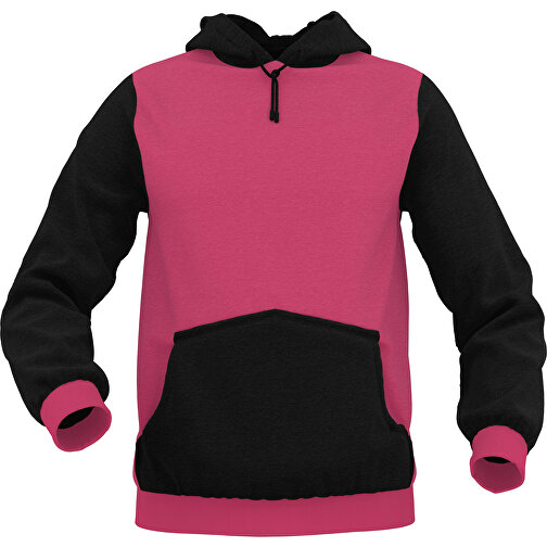Hoodie Urban - Inkl. Individueller Gestaltung , rosa, 70% Baumwolle, 30 % Polyester, L, , Bild 1