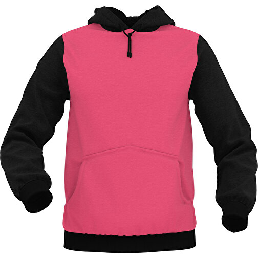 Hoodie Urban - Inkl. Individueller Gestaltung , dunkelrosa, 70% Baumwolle, 30 % Polyester, XXL, , Bild 1