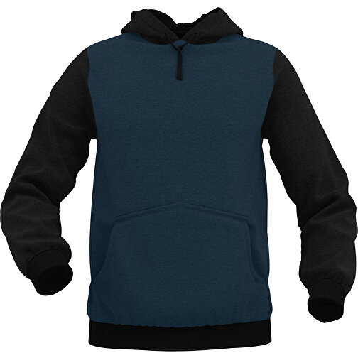 Hoodie Urban - Inkl. Individueller Gestaltung , nachtblau, 70% Baumwolle, 30 % Polyester, S, , Bild 1