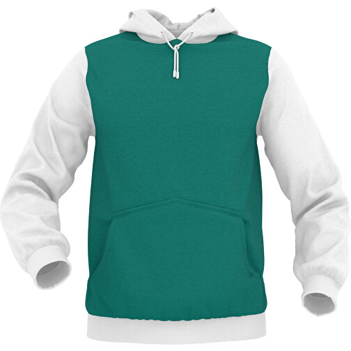 Hoodie Urban - Inkl. Individueller Gestaltung , tannengrün, 70% Baumwolle, 30 % Polyester, L, , Bild 1