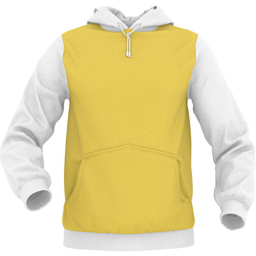 Hoodie Urban - Inkl. Individueller Gestaltung , gelb, 70% Baumwolle, 30 % Polyester, XL, , Bild 1