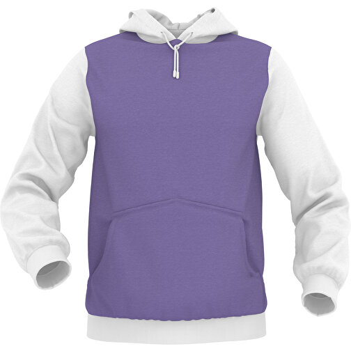 Hoodie Urban - Inkl. Individueller Gestaltung , dunkellila, 70% Baumwolle, 30 % Polyester, M, , Bild 1