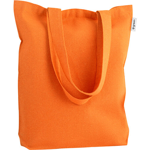 MERIDA. Tragetasche Aus Baumwolle Und Recycelter Baumwolle , orange, Baumwolle. Recylcelter Baumwolle, 1,00cm (Höhe), Bild 3