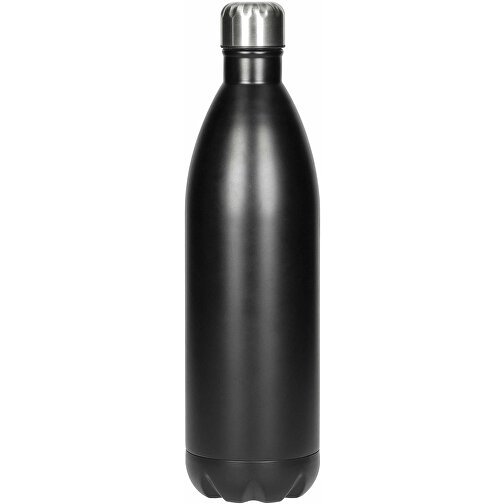 Vakuum Flasche 'Colare' 1 L , schwarz, Metall, 32,50cm (Höhe), Bild 1