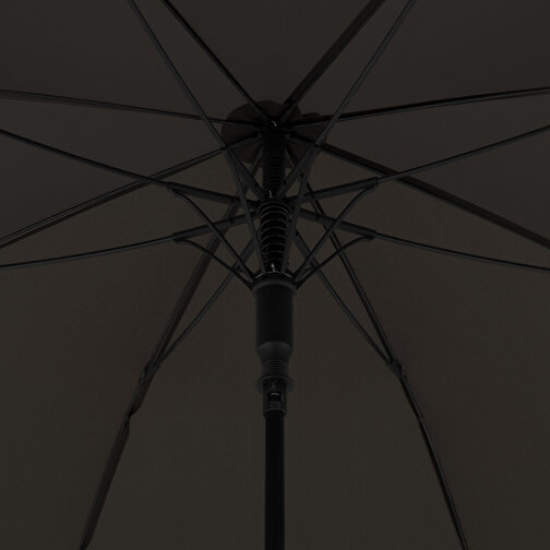 Auf Polyester, Regenschirm DOPPLER | (schwarz, GIFFITS.de AC Art.Nr. Werbegeschenke 472907 Stick als Fiber 448g)