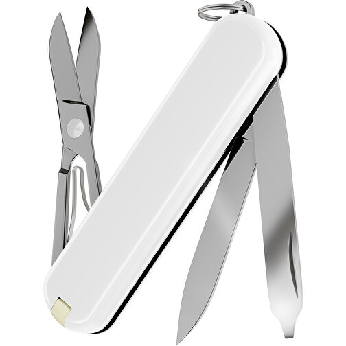CLASSIC SD COLORS - Victorinox Schweizer Messer , Victorinox, Falling Snow, hochlegierter, rostfreier Stahl, 5,80cm x 0,90cm x 1,80cm (Länge x Höhe x Breite), Bild 2