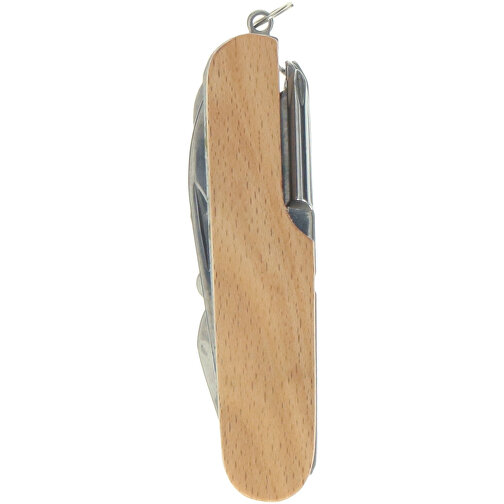 Taschenmesser 'Wood' , natur, Metall, 9,00cm x 2,00cm x 2,50cm (Länge x Höhe x Breite), Bild 1