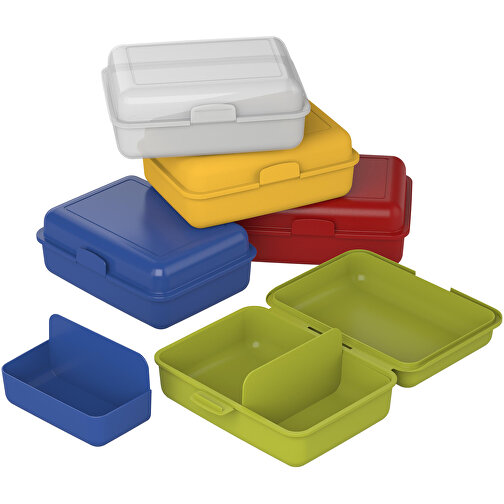 Vorratsdose 'School-Box' Gross, Mit Trennschale , standard-blau PP, Kunststoff, 17,50cm x 6,90cm x 12,80cm (Länge x Höhe x Breite), Bild 7