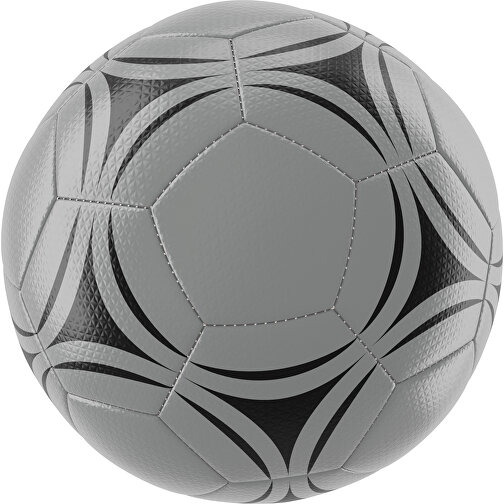 Fußball Platinum 30-Panel-Matchball - Individuell Bedruckt Und Handgenäht , grau / schwarz, PU, 4-lagig, , Bild 1