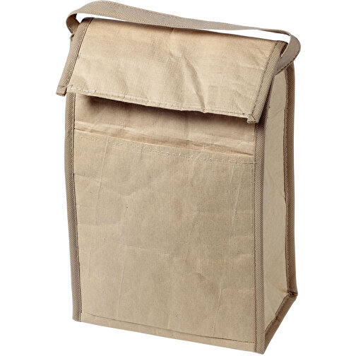 Kühltasche 'Paper', Groß , natur, Papier-Pappe, 19,00cm x 10,00cm x 29,00cm (Länge x Höhe x Breite), Bild 1