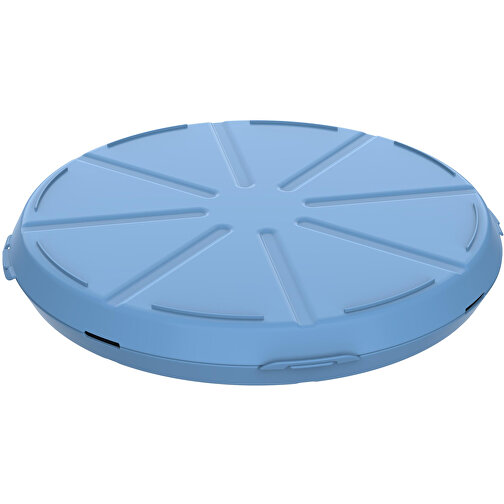 Pizzabox 'ToGo' , behagliches blau, Kunststoff, 4,50cm (Höhe), Bild 1