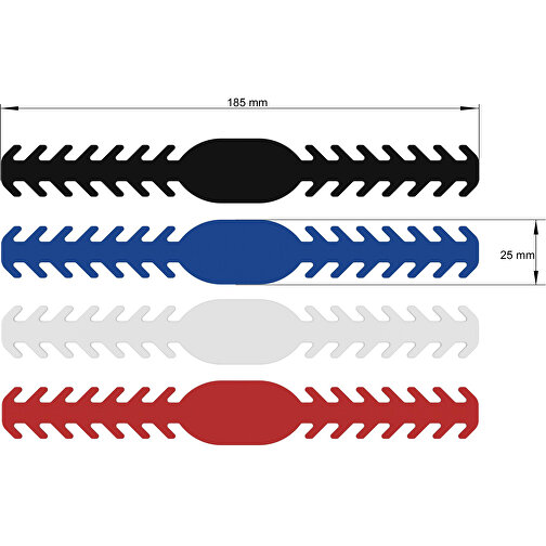 Maskenhalterung 'Comfort', Large , standard-blau PP, Kunststoff, 18,40cm x 2,50cm (Länge x Breite), Bild 2