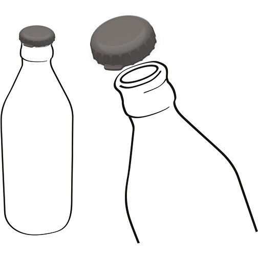 Flaschenverschluss 'Kronkorken' , standard-blau PP, Kunststoff, , Bild 2