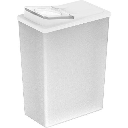 Schüttdose 'Storage' , transparent/weiß, Kunststoff, 16,00cm x 23,50cm x 9,00cm (Länge x Höhe x Breite), Bild 2