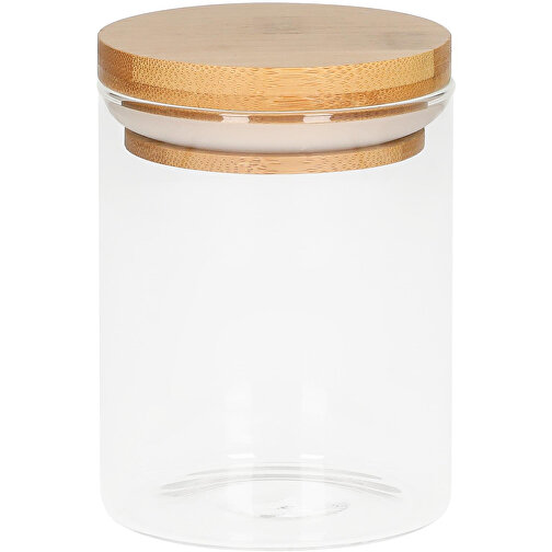 Glasbehälter 'Bamboo', 0,35 L , transparent, Glas, 11,00cm (Höhe), Bild 1