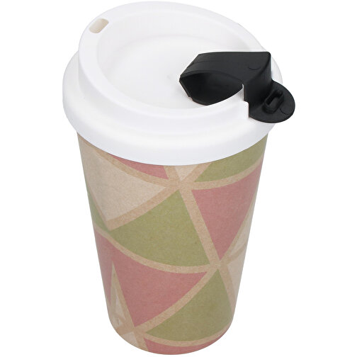 Kaffeebecher 'PremiumPlus' , standard-grün/weiss, Kunststoff, 15,50cm (Höhe), Bild 3