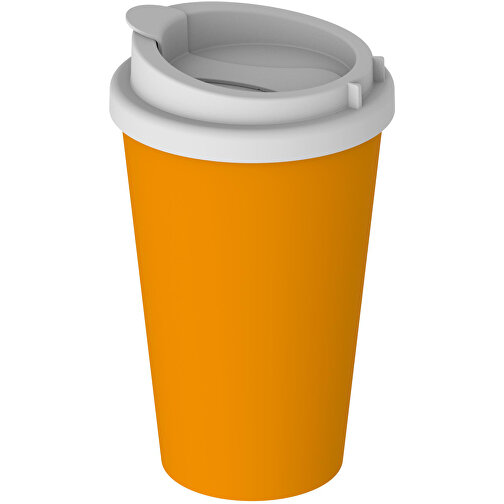 Kaffeebecher 'PremiumPlus' , standard-gelb/weiß, Kunststoff, 15,50cm (Höhe), Bild 1