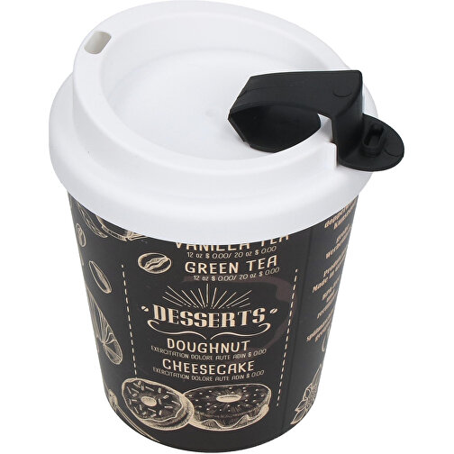 Kaffeebecher 'PremiumPlus' Small , standard-gelb/weiss, Kunststoff, 12,00cm (Höhe), Bild 3