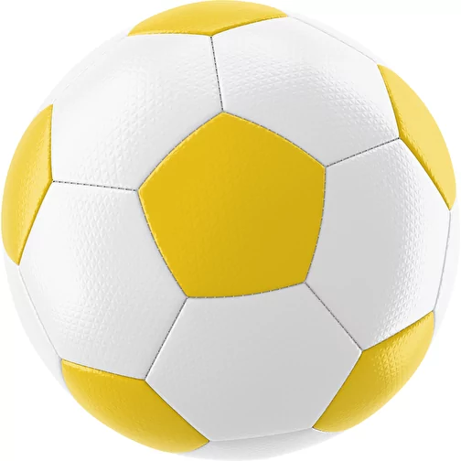 Pallone da calcio Platinum a 32 pannelli - stampato individualmente e cucito a mano, Immagine 1