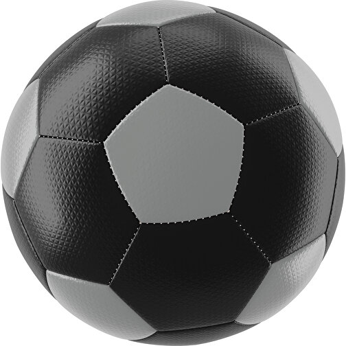 Fußball Platinum 30-Panel-Matchball - Individuell Bedruckt Und Handgenäht , schwarz / grau, PU, 4-lagig, , Bild 1