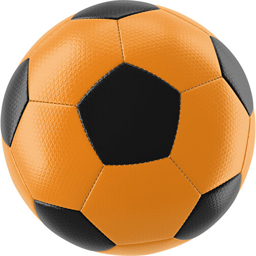 Fußball Platinum 30-Panel-Matchball - Individuell Bedruckt Und Handgenäht , gelborange / schwarz, PU, 4-lagig, , Bild 1