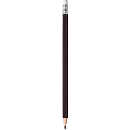 STAEDTLER Bleistift Hexagonal Mit Radiertip , Staedtler, schwarz, Holz, 18,70cm x 0,80cm x 0,80cm (Länge x Höhe x Breite), Bild 1