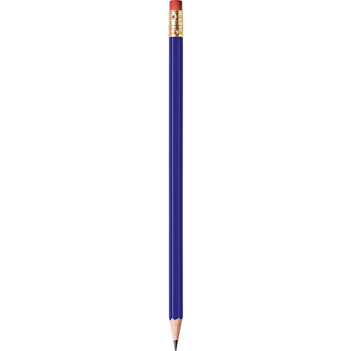 STAEDTLER Bleistift Hexagonal Mit Radiertip , Staedtler, blau, Holz, 18,70cm x 0,80cm x 0,80cm (Länge x Höhe x Breite), Bild 1