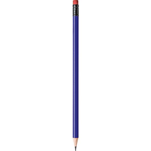 STAEDTLER Bleistift Rund Mit Radiertip , Staedtler, blau, Holz, 18,70cm x 0,80cm x 0,80cm (Länge x Höhe x Breite), Bild 1
