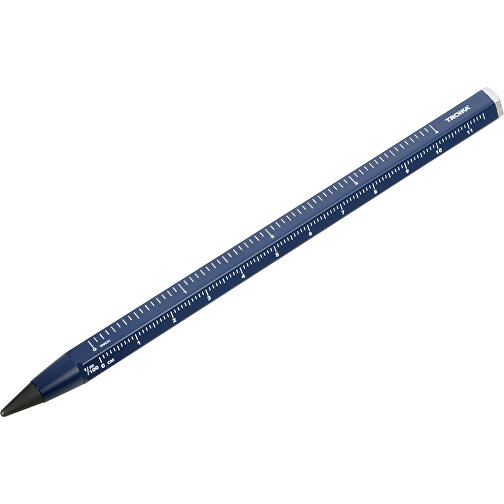 TROIKA Multitasking-Bleistift CONSTRUCTION ENDLESS , Troika, dunkelblau, Aluminium, Metall, 14,70cm x 1,00cm x 1,00cm (Länge x Höhe x Breite), Bild 1