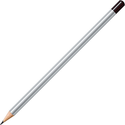 STAEDTLER Bleistift Rund Mit Tauchkappe , Staedtler, silber, Holz, 17,70cm x 0,80cm x 0,80cm (Länge x Höhe x Breite), Bild 2