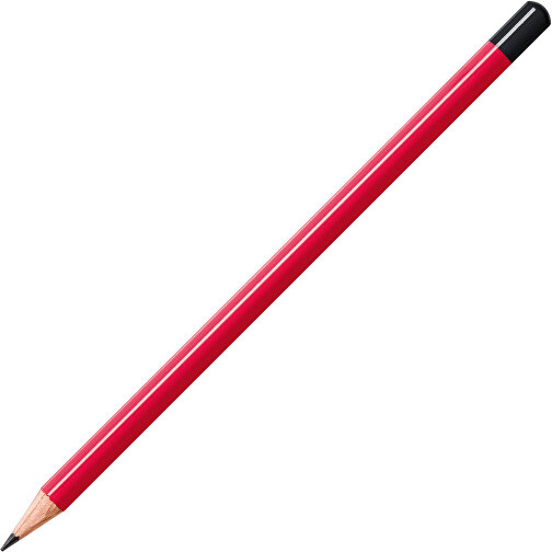 STAEDTLER Bleistift Rund Mit Tauchkappe , Staedtler, rot, Holz, 17,70cm x 0,80cm x 0,80cm (Länge x Höhe x Breite), Bild 2