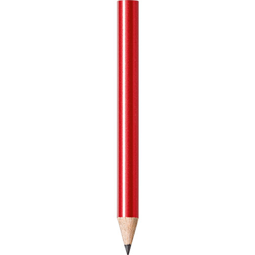 STAEDTLER Bleistift Rund, Halbe Länge , Staedtler, rot metallic, Holz, 8,70cm x 0,80cm x 0,80cm (Länge x Höhe x Breite), Bild 1