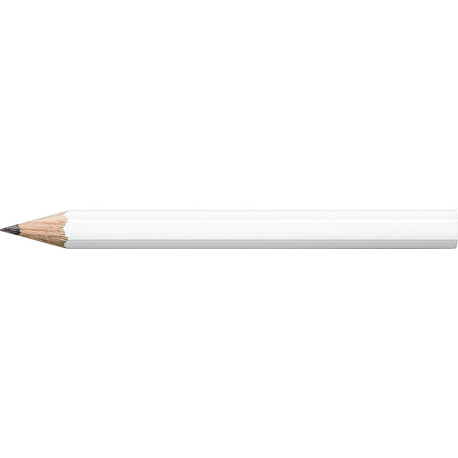 STAEDTLER Bleistift Hexagonal, Halbe Länge , Staedtler, weiß, Holz, 8,70cm x 0,80cm x 0,80cm (Länge x Höhe x Breite), Bild 3