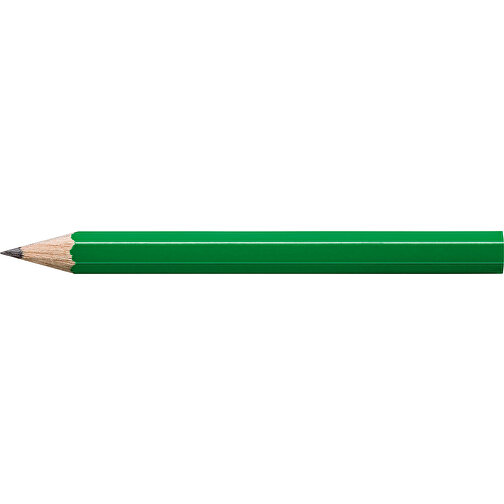 STAEDTLER Bleistift Hexagonal, Halbe Länge , Staedtler, grün, Holz, 8,70cm x 0,80cm x 0,80cm (Länge x Höhe x Breite), Bild 3