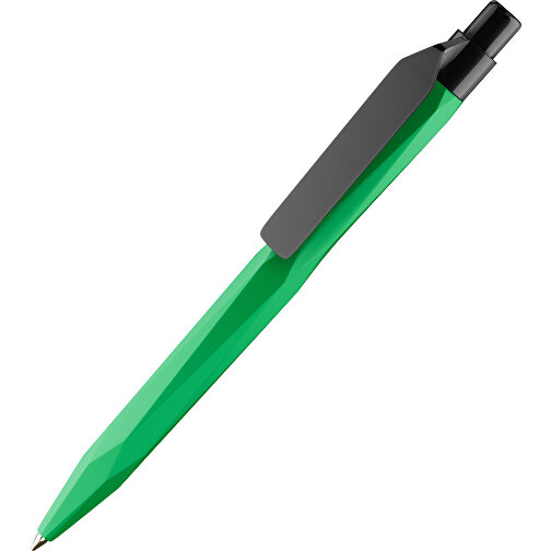 Prodir QS20 PMP-P Clip Flat Druckkugelschreiber , Prodir, hellgrün schwarz, Kunststoff, 14,10cm x 1,60cm (Länge x Breite), Bild 1