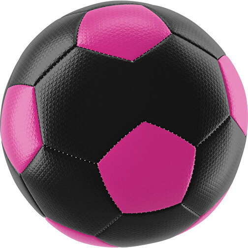 Fußball Platinum 30-Panel-Matchball - Individuell Bedruckt Und Handgenäht , schwarz / pink, PU, 4-lagig, , Bild 1