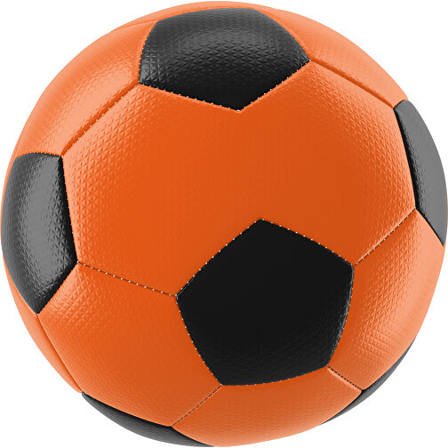 Fußball Platinum 30-Panel-Matchball - Individuell Bedruckt Und Handgenäht , orange / schwarz, PU, 4-lagig, , Bild 1