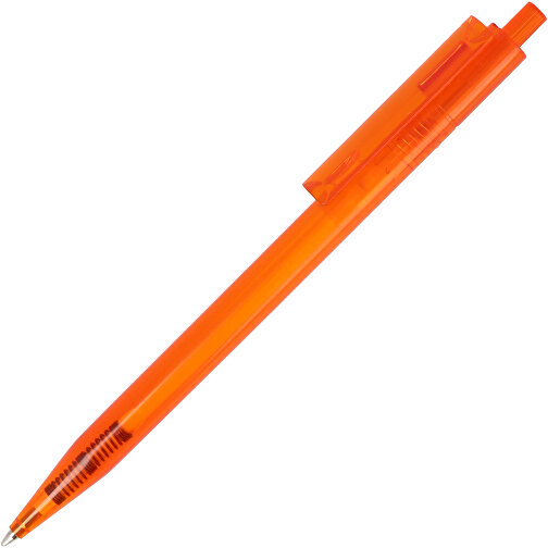Kugelschreiber Kuma Transparent , transparent orange, ABS, 14,50cm (Länge), Bild 1