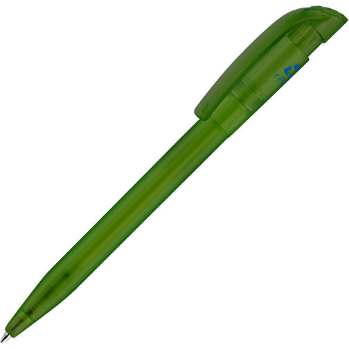 Kugelschreiber S45 R-PET Transparent , transparent grün, R-PET, 13,80cm (Länge), Bild 1